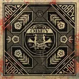 Trumpeting Dissent, HPM by Shepard Fairey, 2013, Technique mixte et collage sur carton, sold Dec 2015
