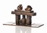 SANS TITRE by Pablo Serrano, Bronze à patine brune signé et numéroté A/P sur le côté, sold Oct 2015
