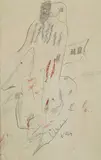 SANS TITRE by Wols, Encre et crayons de couleur sur papier signé en bas à droite, sold Oct 2015