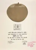POÉME OBJET by Jana Želibská, 1973, Lithographie signée et numérotée, sold Oct 2015