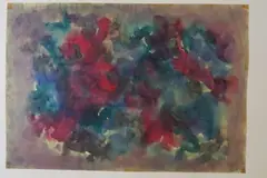Composition by Jos De Cock, 1961, Aquarelle sur papier signé et daté, sold Oct 2015