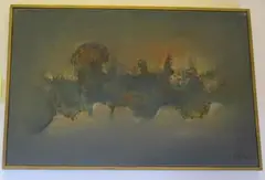 Composition by Jos De Cock, 1958, Toile, sold Oct 2015