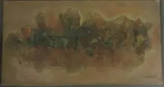 Ville fantomatique by Jos De Cock, 1959, Toile, sold Oct 2015