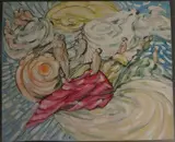 Composition by Jos De Cock, Toile, sold Oct 2015