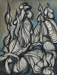 Composition by Jos De Cock, Toile, sold Oct 2015