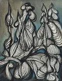 Composition by Jos De Cock, Toile, sold Oct 2015