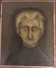 Portrait by Jos De Cock, 1956, Toile, sold Oct 2015