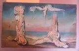 Statues marines by Jos De Cock, Toile, sold Oct 2015