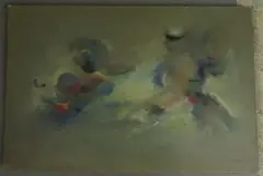 Au large by Jos De Cock, 1961, Toile, sold Oct 2015