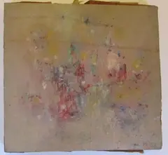 Composition, 1959 ? by Jos De Cock, Panneau, sold Oct 2015