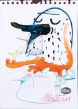 Crocorange by Alexone Dizac, 2011, Crayon de couleurs et encre sur papier, sold Jun 2015