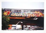 Herouin kills train by Dondi, Zephir, Charlie A by Charlie Ahearn, 1981, Photographie en couleurs, sold Jun 2015