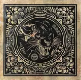Attack in Black - HPM by Shepard Fairey, 2011, Technique mixte, collage et sérigraphie sur papier, sold Jun 2015