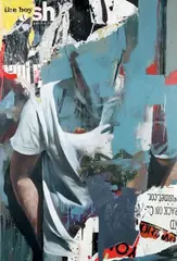 Exit Strategy by Conor Harrington, 2006, Technique mixte sur toile montée sur panneau Mixed media on canvas mounted on wood panel, sold Dec 2014