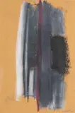 Sans titre 1975 by Jean Kerbour, Gouache sur papier contrecollé sur papier, sold Nov 2023