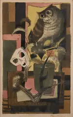 Remainders by Benton Murdoch Spruance, 1952, Lithographie en couleurs sur papier, sold Sep 2023
