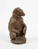 Ours arctique, assis by Robert Godefroy, Terre cuite patinée façon bronze, sold Sep 2023