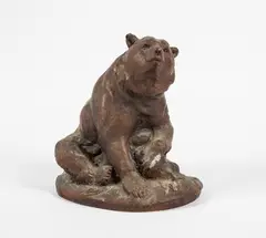 Le vieux de la Montagne by Robert Godefroy, Terre-cuite patinée façon bronze, sold Sep 2023