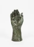 Main droite by Marie-Josèphe Bourron, Epreuve en bronze à patine verte nuancée, sold Sep 2023