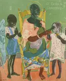 La Vierge Noire by Roger Bezombes, 1949, Estampe-Multiple Lithographie en couleurs, sold Dec 2023