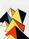 Pyramides (c.1970) by Alexander Calder, Lithographie, sold Feb 2023