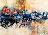 Sans titre by Yevgeniy Mikhnov-Voytenko, Aquarelle, sold Feb 2023