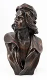 Dollard des Ormeaux by Alfred Laliberté, Bronze à patine brune, sold Feb 2023