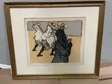 Les paysannes by Claude Weisbuch, Lithographie en couleur, sold Jul 2021