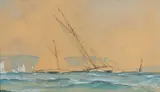 Régate en Manche by Marin-Marie, Aquarelle gouachée signée en bas à droite, sold Jun 2021