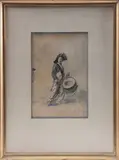Le jeune tambour by Émile Noirot, Aquarelle, sold Oct 2025