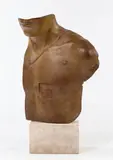 Buste by Igor Mitoraj, Bronze à patine marron, sold Sep 2018