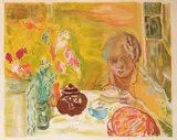Jeune femme dans son intérieur by Pierre Bonnard, Lithographie H_74 cm L_98 cm, sold Sep 2018