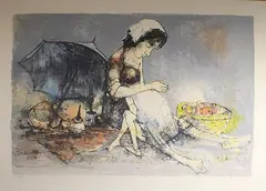 La Misère by Dirk Jansen, Lithographie signée en bas à droite et numérotée, sold Oct 2016