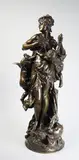 L'innocence tourmentée by Albert-Ernest Carrier-Belleuse, 1871, Epreuve en bronze à patine brun clair richement nuancé, sold Oct 2016