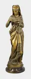 La liseuse by Albert Carrier-Belleuse, Epreuve en bronze à patine brun nuancé, sold Jul 2016