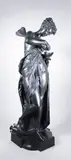 Psychée by Albert Carrier-Belleuse, Epreuve en bronze à patine brun foncé nuancé, sold Jul 2016