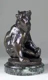 L'ours mendiant by Georges Gardet, Epreuve en bronze à patine brun nuancé, sold Apr 2016