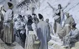 Le discours by Édouard François Zier, Gouache sur papier signé en bas à gauche, sold Apr 2016