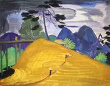 Environ de Dalat et des montagnes de Lang Biang by André Maire, 1949, Gouache signée en bas à gauche et datée, sold Apr 2016