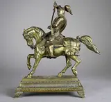 Emmanuel-Philibert, Duc de Savoie by Carlo Marochetti, Epreuve en bronze à patine dorée, sold Feb 2016