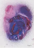 SANS TITRE by Jean René Bazaine, Gouache sur papier signé en bas à droite, sold May 2009