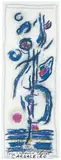 FLEURS" by Manuel Cargaleiro, 1970, Pastel sur papier signé et daté en bas, sold May 2009