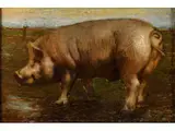 Untitled by Giovanni Segantini, oil on canvas, offered Jun 2023