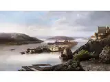 Ansicht Über Passau an der Donau und am inn by Kaspar Karsen, oil on canvas, offered Mar 2023