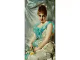 Das Elegante Kleid by Vittorio Matteo Corcos, oil on canvas, offered Dec 2016