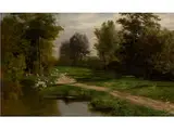 Oktober by Guglielmo Ciardi, 1842 & 43 Venedig - 1917 ebenda, oil on canvas, offered Dec 2016