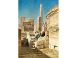 Im Allerheiligsten des Reichstempels von Karnak by Ernst Carl Koerner, oil on canvas, offered Jun 2026