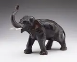 Large Japanese Bronze Model of an Elephant, Meiji Period, Late 19th Century by Japanese Art, Large Japanese Bronze Model of an Elephant, Meiji Period, Late 19th Century, sold Apr 2023