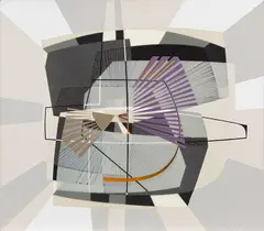 Gama by Alexander Couwenberg, acrylic on canvas on board, sold Apr 2023