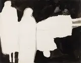 Figures by Betty Goodwin, 1965, ink and collage on paper, sold Mar 2023